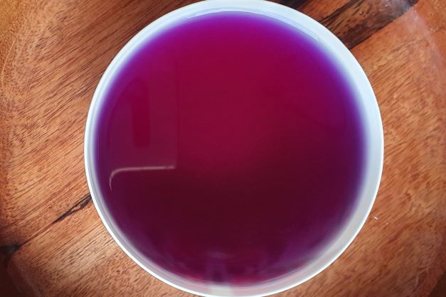 herbata owocowa z klitoria ternateńską