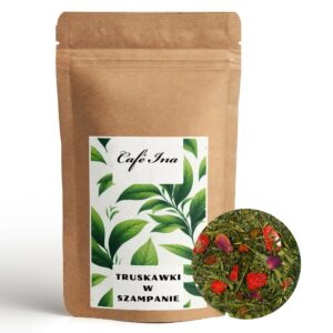 Herbata Zielona TRUSKAWKI W SZAMPANIE